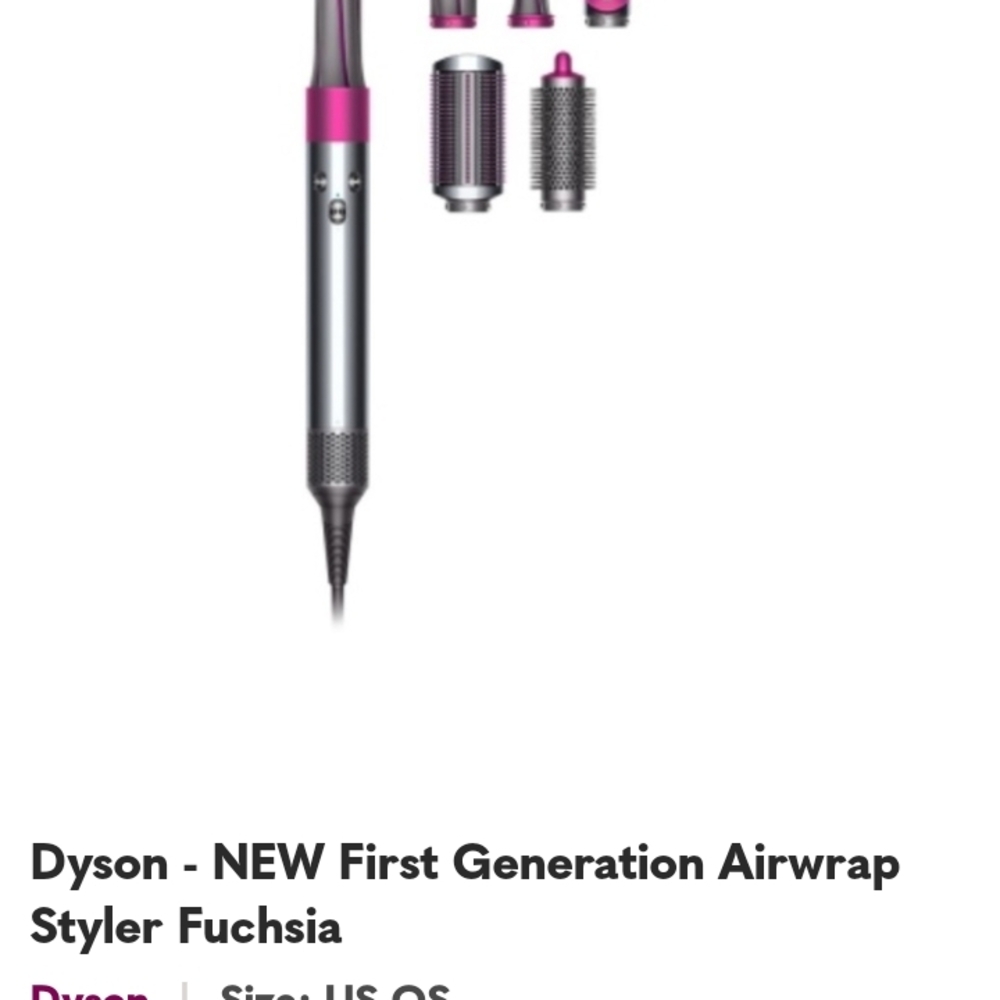 Dyson Airwrap Styler in Silver and Pink